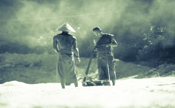 Chùm ảnh: lao tác của các nhà tu hành